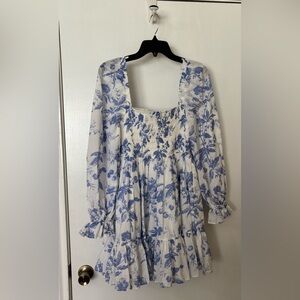 Los Angeles Atelier & Other Stories Blue Floral Dress